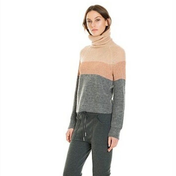 COUNTRY ROAD Mohair Wool Turtleneck Knit Sweater Jumper RRP$199 - Picture 2 of 10